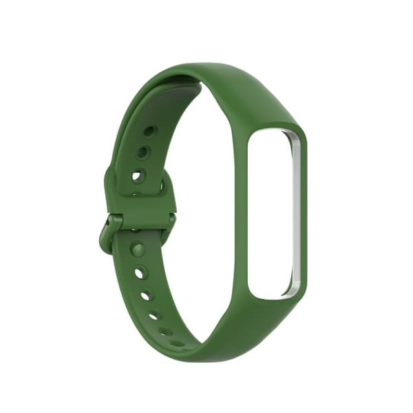 Samsung Gear Fit2 silikoninen kellonauha - Armeijan Vihreä Green