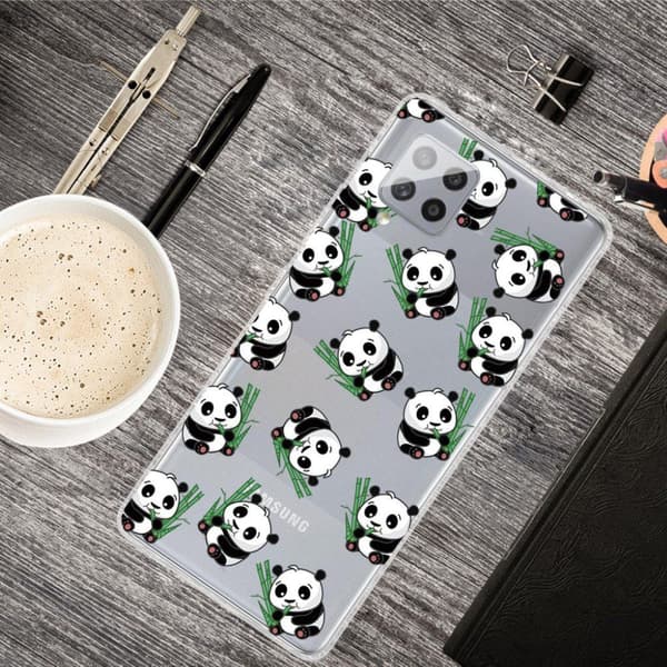 Deco Samsung Galaxy M62 / F62 Etui - Panda og Bambus Multicolor