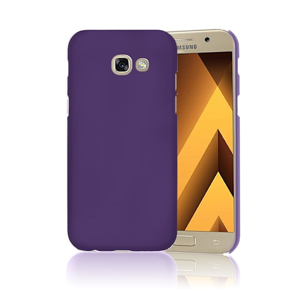 Samsung Galaxy A5 (2017) gummibelagt plastikcover - Lilla Purple