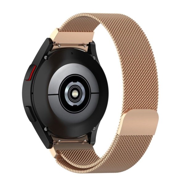 20mm milanese ruostumattomasta teräksestä valmistettu ranneke Samsung Galaxy Watch 4 - Ruusukulta Pink