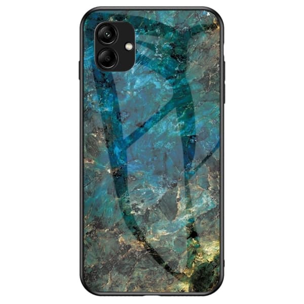 Fantasy Marmor Samsung Galaxy A04 skal - Smaragd Marmor Grön