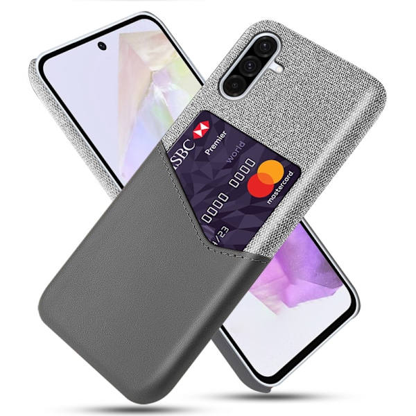 Bofink Samsung Galaxy A36 kortdeksel - Grå Silver grey