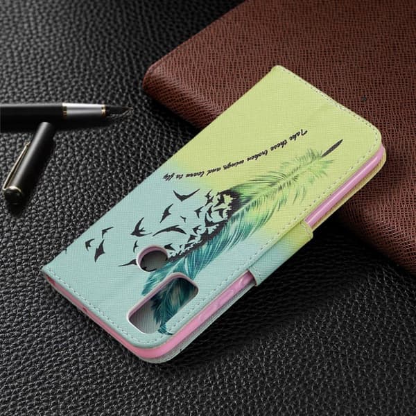 Wonderland Huawei P Smart 2020 kotelot - Sulka Kuvio Multicolor