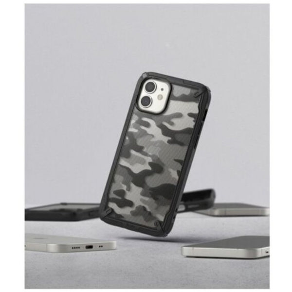 Ringke FUSION X DESIGN - iPhone 12 mini - Camo Musta Black