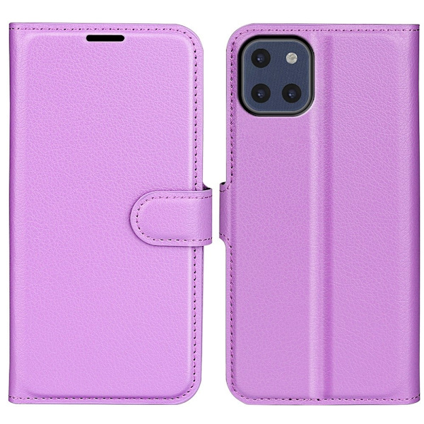 Classic Samsung Galaxy A03 Flip Etui - Lilla Purple