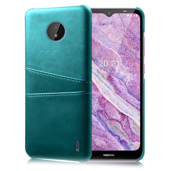Dual Card Suojakotelo Nokia C10 - Vihreä Green