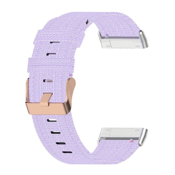 Fitbit Sense 2 / Versa 4 nylon watch strap - Light Purple Lila