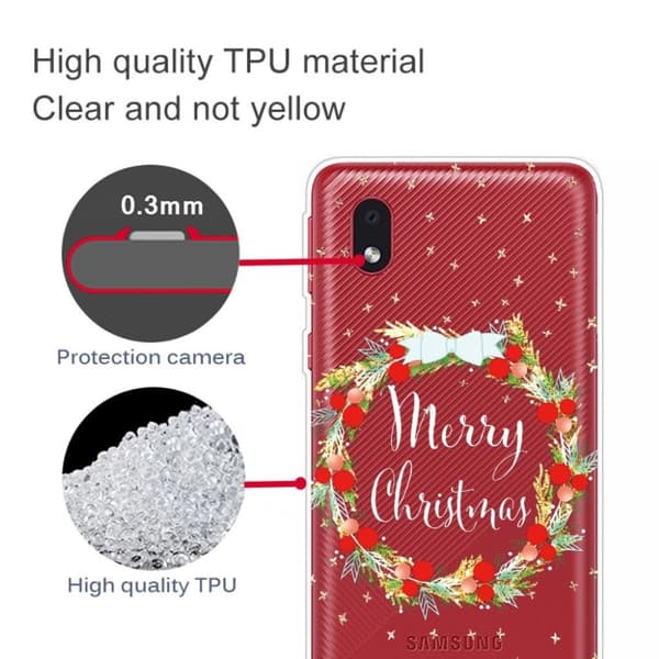 Christmas Samsung Galaxy A01 Core fodral - jul Wreath multifärg