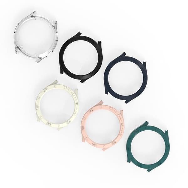 Skydd för Samsung Galaxy Watch 5 (44 mm) med urtavla - Elfenben Vit Vit
