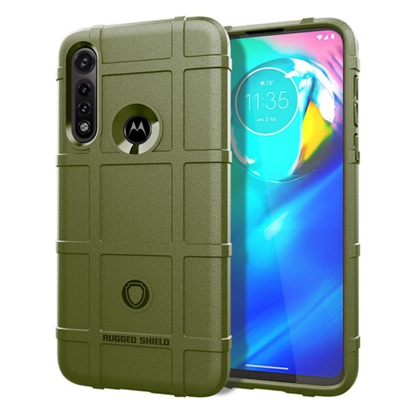 Rugged Shield kuoret - Motorola Moto G Power - Armeijan vihreä Green