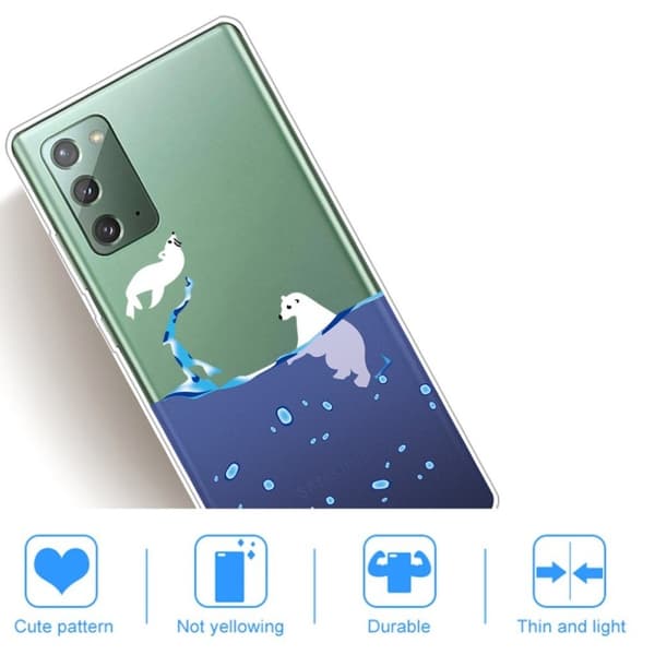 Deco Samsung Galaxy Note 20 cover - Hvid White