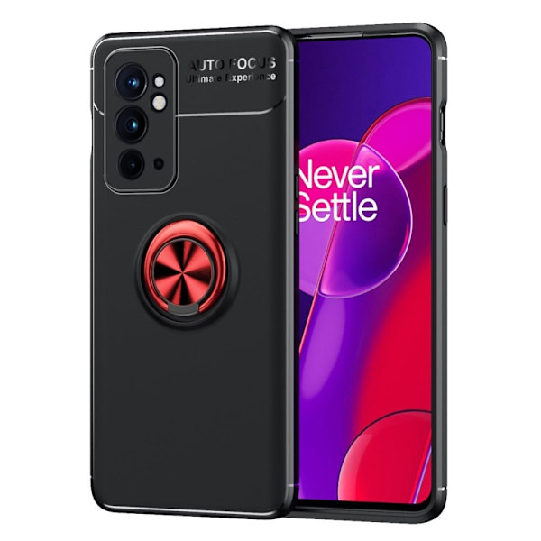 Ringo Etui OnePlus 9RT 5G - Sort / Rød Red