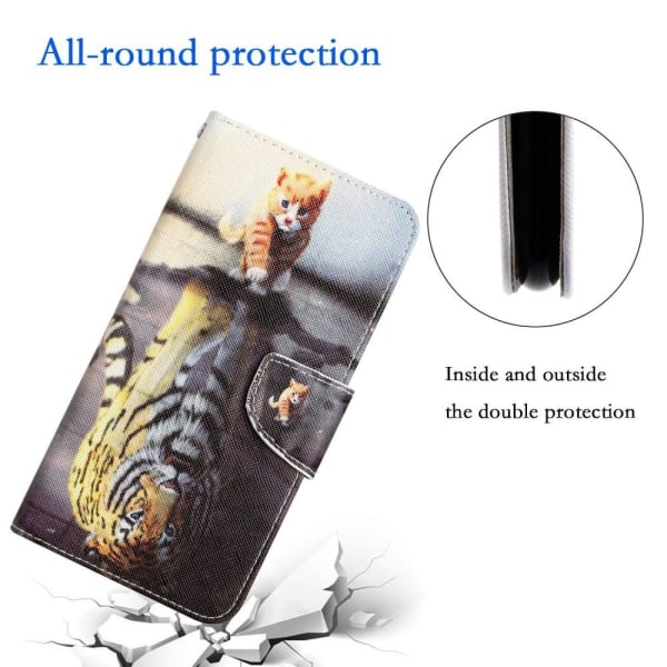 Wonderland Samsung Galaxy S23 Ultra Flip Etui - Tiger Yellow