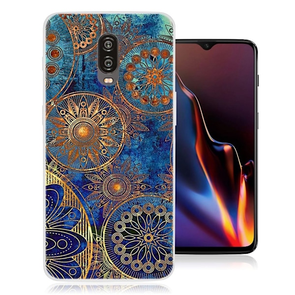 OnePlus 6T fodral med mönstertryck - Mandala Blomma multifärg