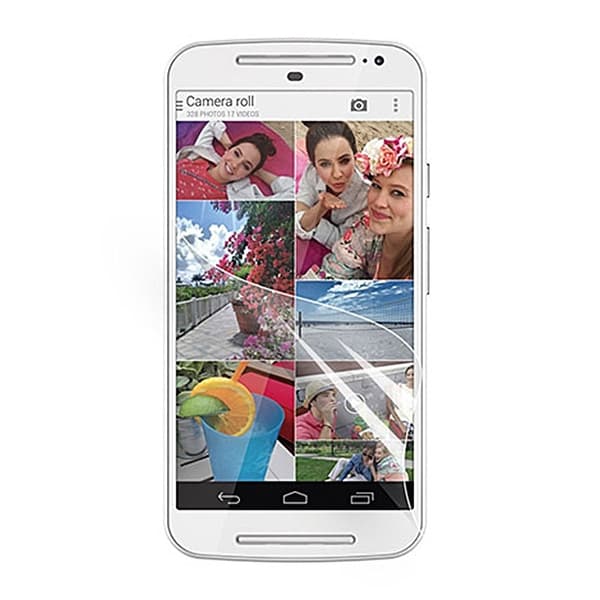 Displayskydd Til Motorola Moto G2 - 3 Stycken Transparent