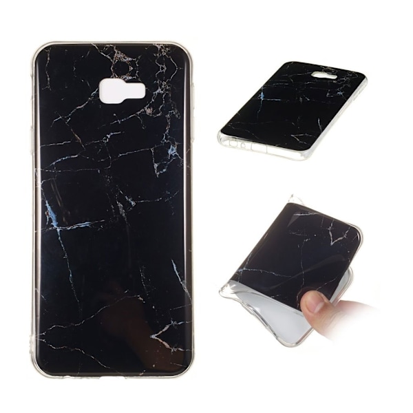 Samsung Galaxy J4 Plus (2018) marmor mønster blødt etui - stil B Multicolor