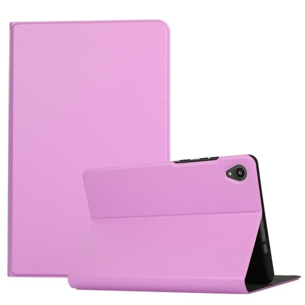 Lærveske til Lenovo Tab M8 (2. generasjon) FHD - Lilla Pink