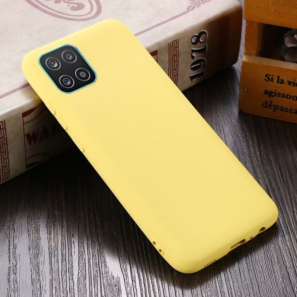Matte Liquid Samsung Galaxy A03 silikone cover - Gul Yellow