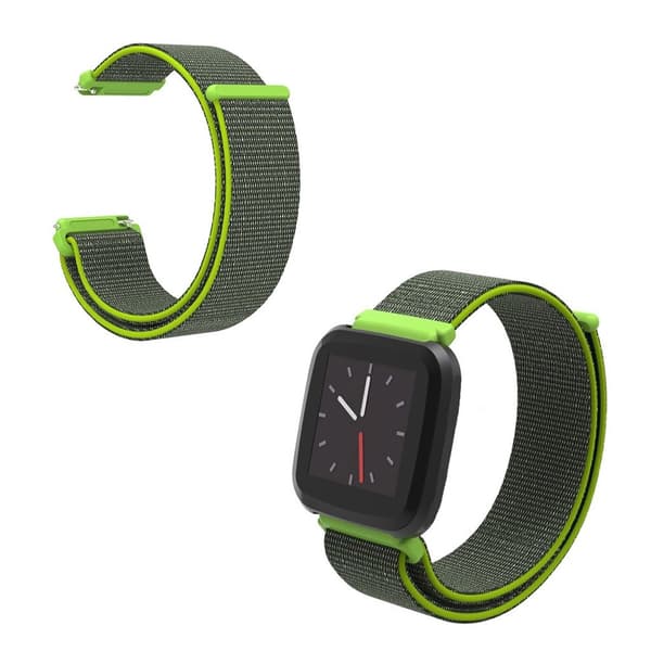 Fitbit Versa Lite tarranauha kellon ranneke   - Vihreä Green