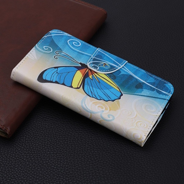 Wonderland iPhone 11 Pro Max flip etui - Blå Sommerfugl Blue