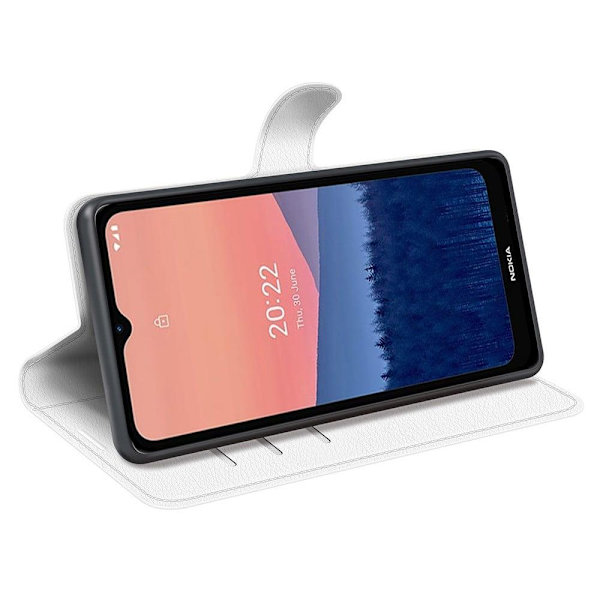 Klassisk Nokia C21 Flip Etui - Hvid White