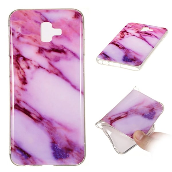 Marmormotiv Samsung Galaxy J6 Plus (2018) skal - Stil N Lila