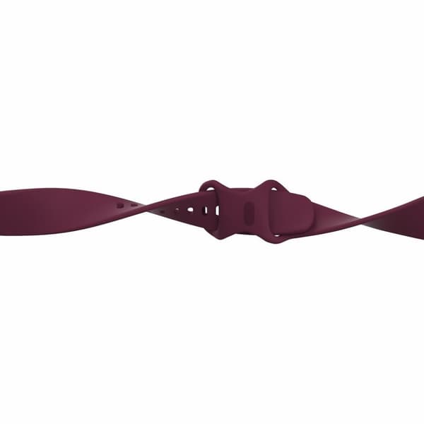 Fitbit Versa 3 / Sense silikonarmbånd - Burgunder Størrelse: L Purple