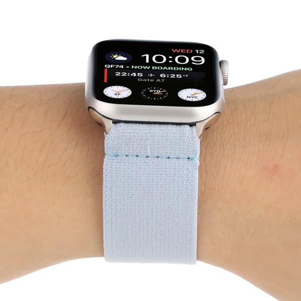 Apple Watch Series 8 (45 mm) / Watch Ultra enkel elastisk nylonrem - Himmelblå Blue