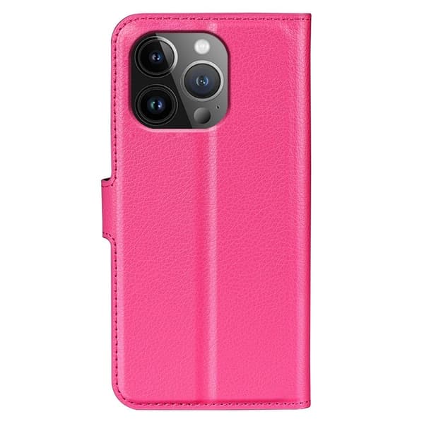 Classic iPhone 15 Pro Flippetui - Rose Pink