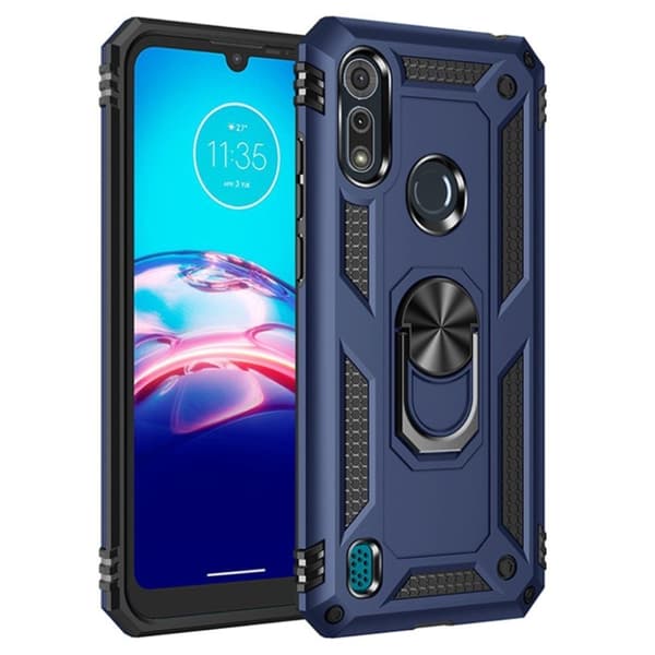 Bofink Combat Motorola Moto E6s (2020) skal - Blå Blå