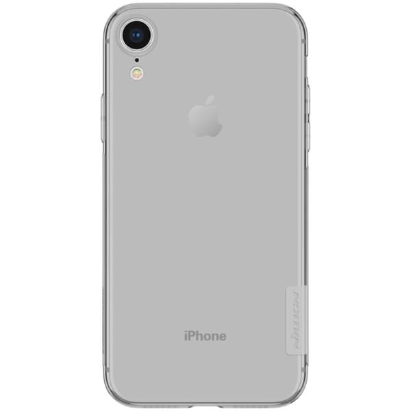NILLKIN Nature iPhone Xr mykt etui - Grå Silver grey