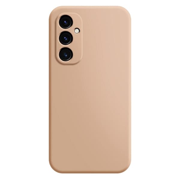 Mikrofiberforet blødt gummi Samsung Galaxy A25 cover - Orange Orange