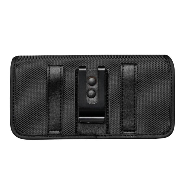 Universal vandret bæltetaske i oxfordstof - Størrelse: L Black
