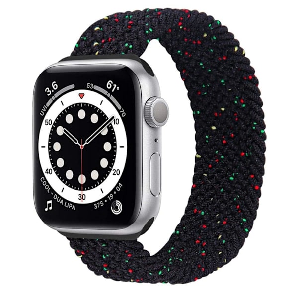 Apple Watch Series 8 (41mm) elastic nylon watch strap - Color Bl Black