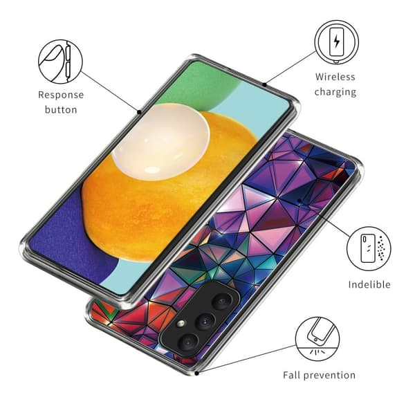 Deco Samsung Galaxy A55 kotelot - Kolmio Multicolor