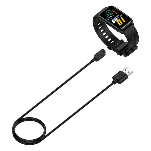 1m Huawei Children's Watch 4X USB-ladekabel - Svart Black