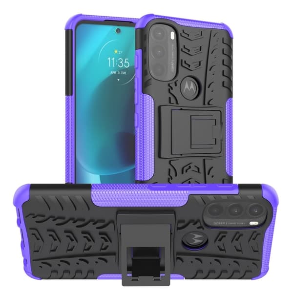 Offroad Motorola Moto G71 5G deksel - Lilla Purple