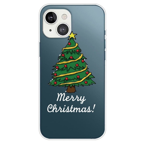 Julfodral till iPhone 14 - Julgran Grön