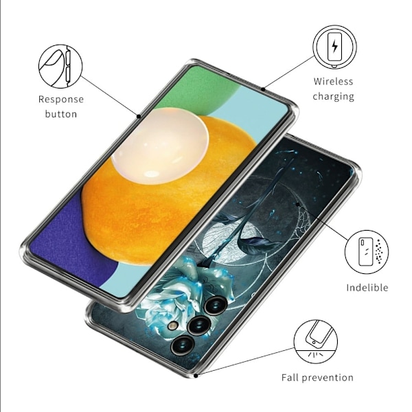 Deco Samsung Galaxy A54 skal - Ros Grön