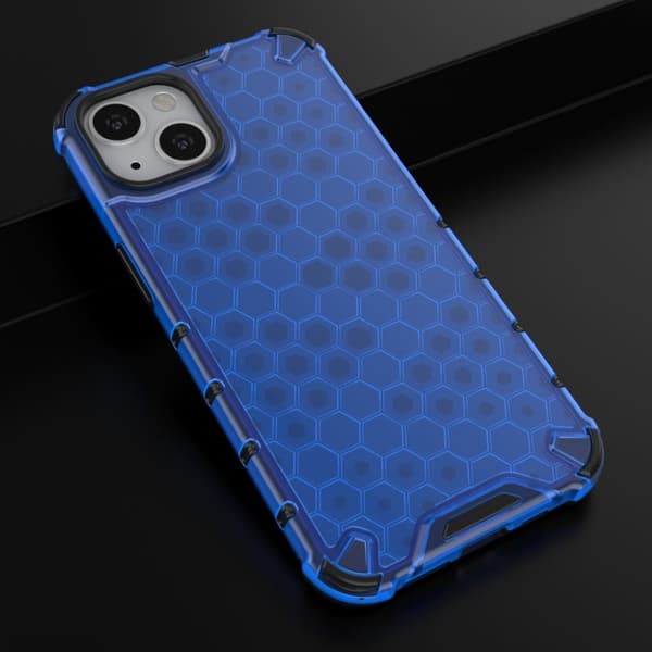 Bofink Honeycomb iPhone 13 Suojakotelo - Sininen Blue