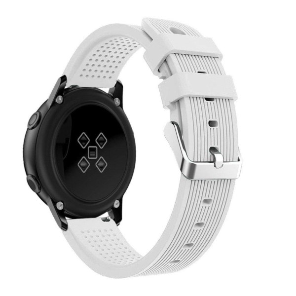 Samsung Galaxy Watch Active mjukplast armband - Vit Vit