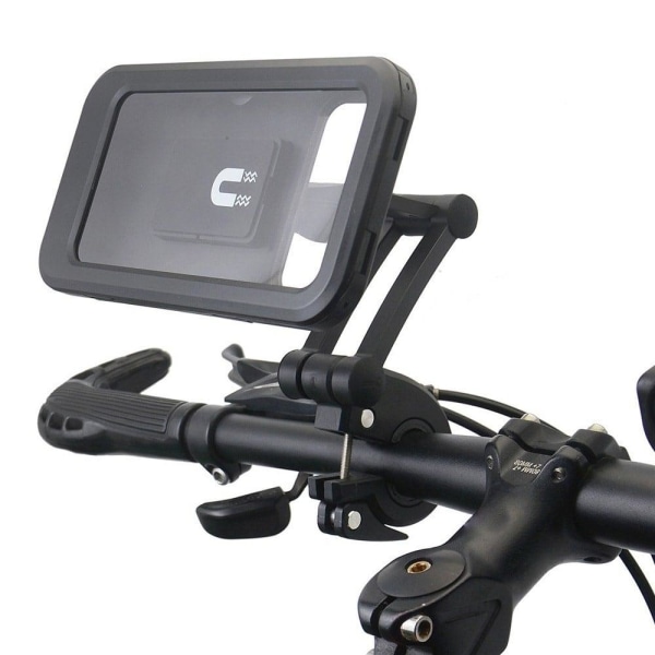 Universal bicycle handlebar phone holder - Black / Size: L Svart