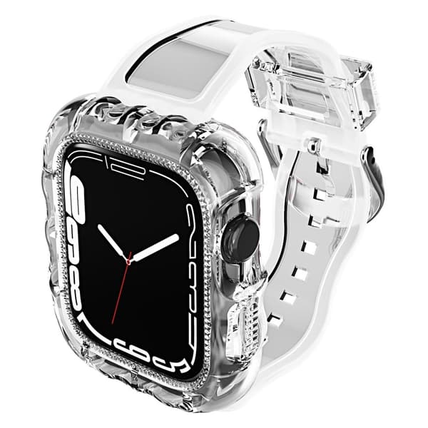 Apple Watch Series 8 (41mm) robust rem med cover - Transparent Transparent