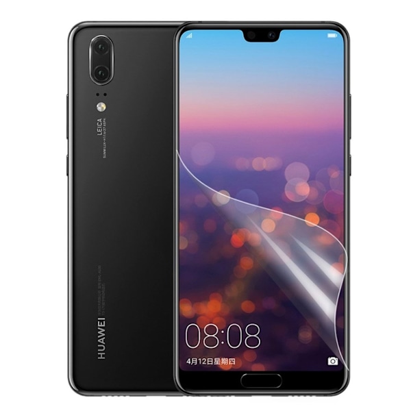 Huawei P20 klar LCD skærmbeskytter hærdet glas White