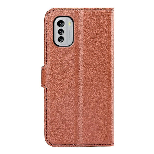 Klassisk Nokia G60 Flip Etui - Brun Brown