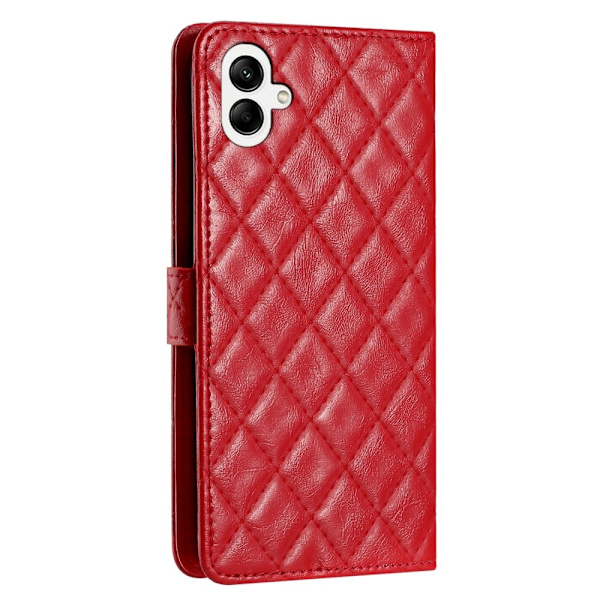 Funktionelt Samsung Galaxy A05 rombe etui med pung Red