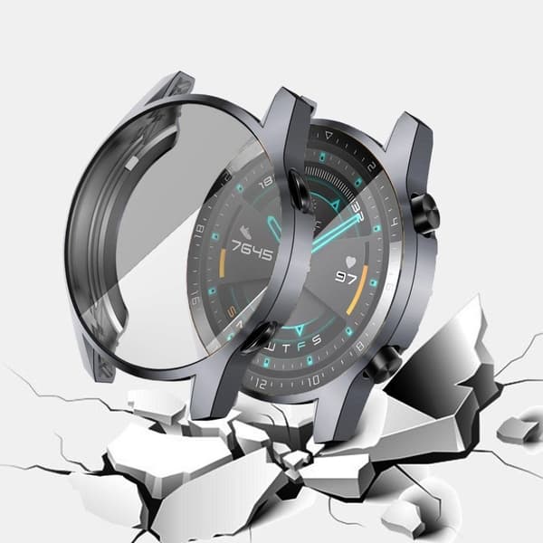 Huawei Watch GT 2 46mm galvanoitu kotelo - Harmaa Silver grey