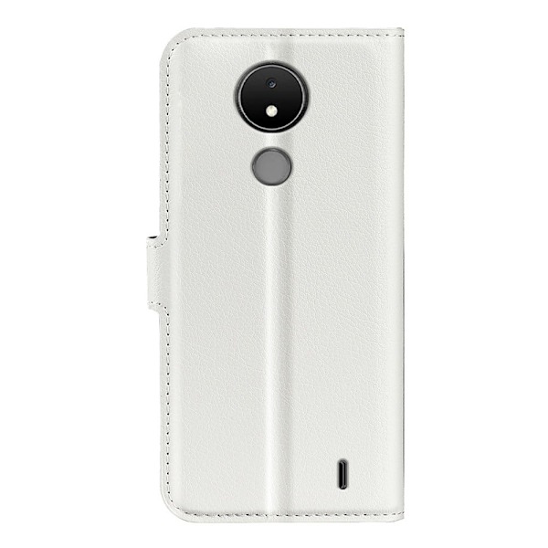 Klassisk Nokia C21 Flip Etui - Hvid White