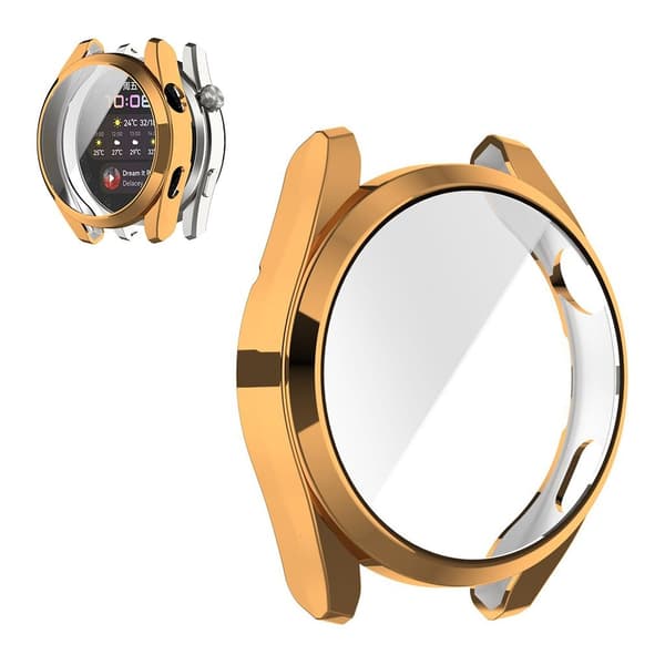 Huawei Watch 3 Pro cool TPU-cover - Rødguld Pink