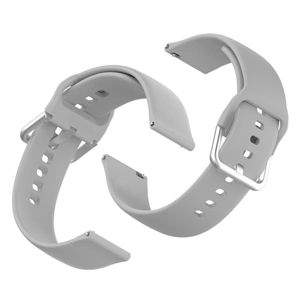 Universal comfortable silikon klockarmband - grå Storlek: S Silvergrå
